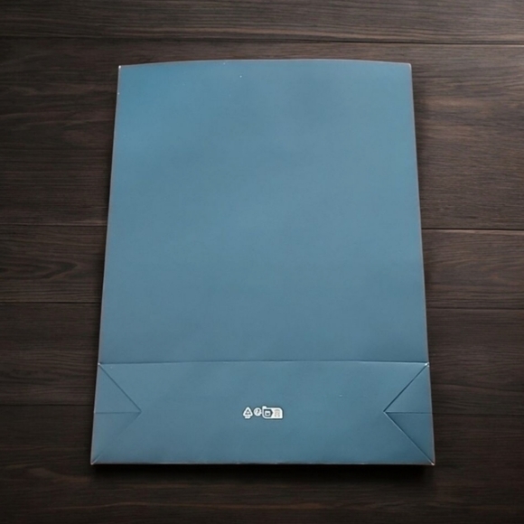 SEZANE Blue Paper Gift Bag Tissue Wrap for Scarf Pouch Purse Wrapping France - Picture 3 of 10